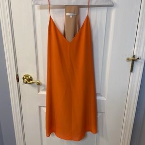 Lavender brown slip dress